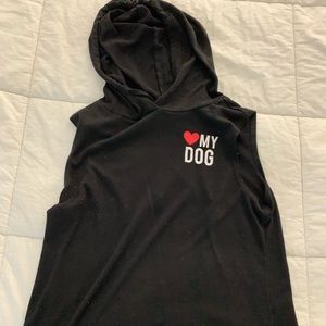 Love my dog cut off tee